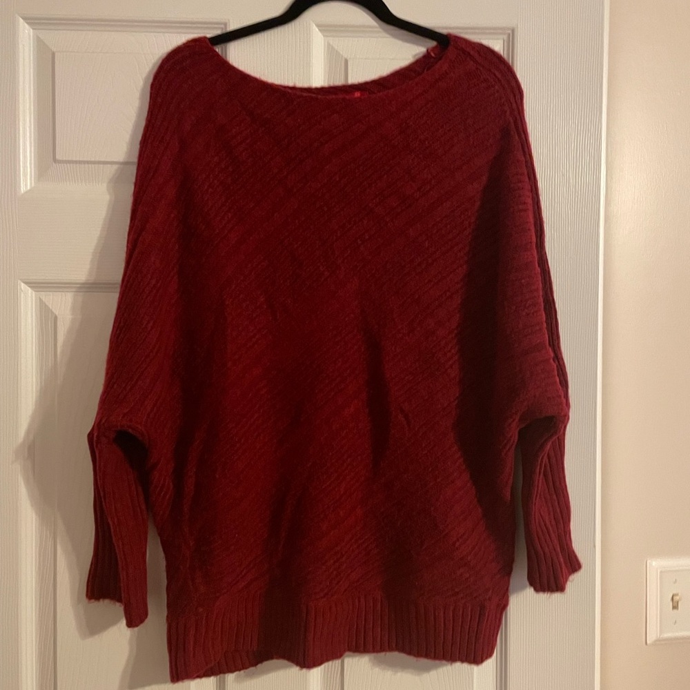 Comfy red sweater